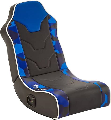 x rocker hermes 2.0|X Rocker Hermes 2.0 Floor Rocker Gaming Chair (Blue).